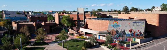 About The Arts Center Sangre De Cristo Arts And Conference Center   SDC Campus Hero Shot 